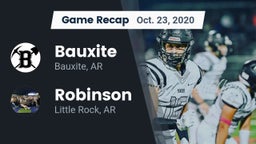 Recap: Bauxite  vs. Robinson  2020