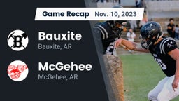 Recap: Bauxite  vs. McGehee  2023