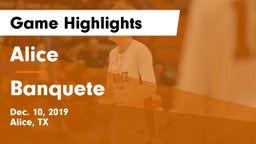 Alice  vs Banquete  Game Highlights - Dec. 10, 2019