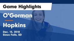 O'Gorman  vs Hopkins Game Highlights - Dec. 15, 2018
