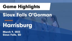 Sioux Falls O'Gorman  vs Harrisburg  Game Highlights - March 9, 2023