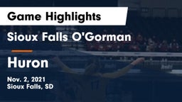 Sioux Falls O'Gorman  vs Huron  Game Highlights - Nov. 2, 2021