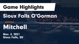 Sioux Falls O'Gorman  vs Mitchell  Game Highlights - Nov. 4, 2021