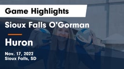Sioux Falls O'Gorman  vs Huron  Game Highlights - Nov. 17, 2022