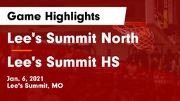 Lee's Summit North  vs Lee's Summit HS Game Highlights - Jan. 6, 2021