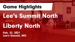 Lee's Summit North  vs Liberty North  Game Highlights - Feb. 22, 2021