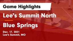 Lee's Summit North  vs Blue Springs  Game Highlights - Dec. 17, 2021