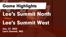 Lee's Summit North  vs Lee's Summit West  Game Highlights - Jan. 27, 2023