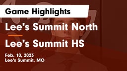 Lee's Summit North  vs Lee's Summit HS Game Highlights - Feb. 10, 2023