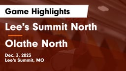 Lee's Summit North  vs Olathe North  Game Highlights - Dec. 3, 2023