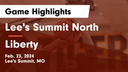 Lee's Summit North  vs Liberty  Game Highlights - Feb. 23, 2024