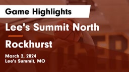 Lee's Summit North  vs Rockhurst  Game Highlights - March 2, 2024
