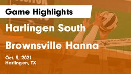 Harlingen South  vs Brownsville Hanna  Game Highlights - Oct. 5, 2021