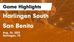 Harlingen South  vs San Benito  Game Highlights - Aug. 24, 2023
