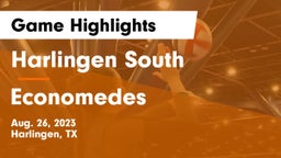 Harlingen South  vs Economedes  Game Highlights - Aug. 26, 2023