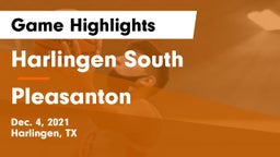 Harlingen South  vs Pleasanton  Game Highlights - Dec. 4, 2021
