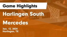 Harlingen South  vs Mercedes  Game Highlights - Jan. 12, 2024