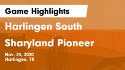Harlingen South  vs Sharyland Pioneer  Game Highlights - Nov. 24, 2020