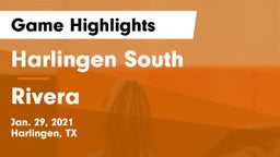 Harlingen South  vs Rivera  Game Highlights - Jan. 29, 2021