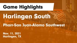 Harlingen South  vs Pharr-San Juan-Alamo Southwest  Game Highlights - Nov. 11, 2021