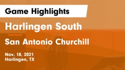Harlingen South  vs San Antonio Churchill Game Highlights - Nov. 18, 2021