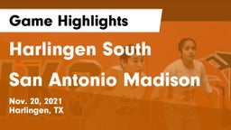 Harlingen South  vs San Antonio Madison Game Highlights - Nov. 20, 2021