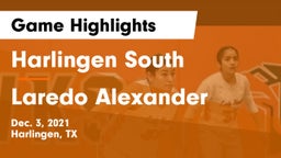 Harlingen South  vs Laredo Alexander Game Highlights - Dec. 3, 2021