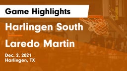 Harlingen South  vs Laredo Martin Game Highlights - Dec. 2, 2021