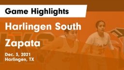 Harlingen South  vs Zapata Game Highlights - Dec. 3, 2021