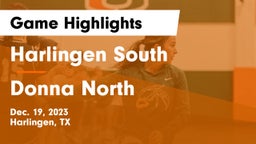 Harlingen South  vs Donna North  Game Highlights - Dec. 19, 2023