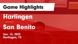 Harlingen  vs San Benito  Game Highlights - Jan. 13, 2023