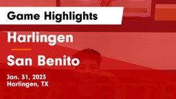 Harlingen  vs San Benito  Game Highlights - Jan. 31, 2023