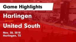Harlingen  vs United South  Game Highlights - Nov. 30, 2018