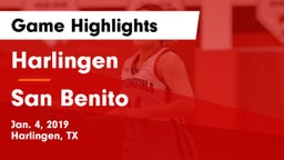 Harlingen  vs San Benito  Game Highlights - Jan. 4, 2019