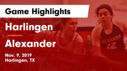 Harlingen  vs Alexander  Game Highlights - Nov. 9, 2019