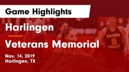 Harlingen  vs Veterans Memorial  Game Highlights - Nov. 14, 2019