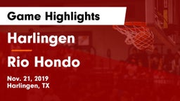 Harlingen  vs Rio Hondo  Game Highlights - Nov. 21, 2019