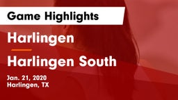 Harlingen  vs Harlingen South  Game Highlights - Jan. 21, 2020
