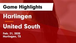 Harlingen  vs United South  Game Highlights - Feb. 21, 2020