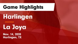 Harlingen  vs La Joya  Game Highlights - Nov. 14, 2020