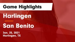 Harlingen  vs San Benito  Game Highlights - Jan. 25, 2021