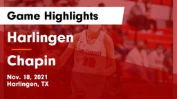 Harlingen  vs Chapin  Game Highlights - Nov. 18, 2021