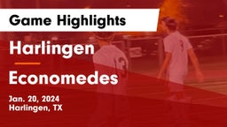 Harlingen  vs Economedes  Game Highlights - Jan. 20, 2024