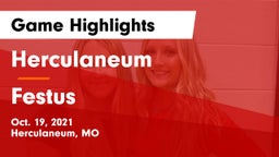 Herculaneum  vs Festus  Game Highlights - Oct. 19, 2021