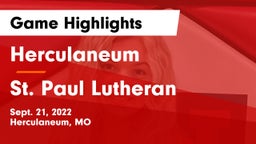 Herculaneum  vs St. Paul Lutheran  Game Highlights - Sept. 21, 2022