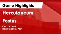 Herculaneum  vs Festus  Game Highlights - Oct. 18, 2022