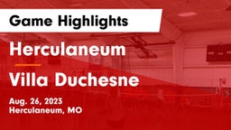 Herculaneum  vs Villa Duchesne  Game Highlights - Aug. 26, 2023