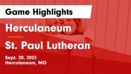 Herculaneum  vs St. Paul Lutheran  Game Highlights - Sept. 20, 2023