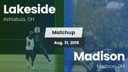 Matchup: Lakeside  vs. Madison  2018