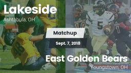 Matchup: Lakeside  vs. East  Golden Bears 2018